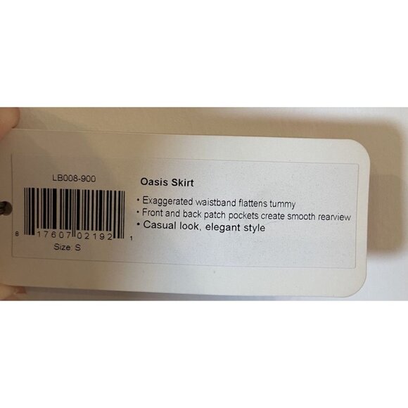 NWT Jofit Oasis Skirt Straight Knee Length Black Gray Size Small S New - Picture 2 of 5